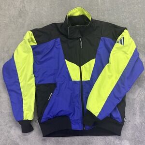 Vintage Cannondale Chartreuse Purple Black Windbreaker Large Made In USA